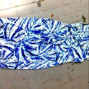 Floral print Liz Claiborne large summer dress